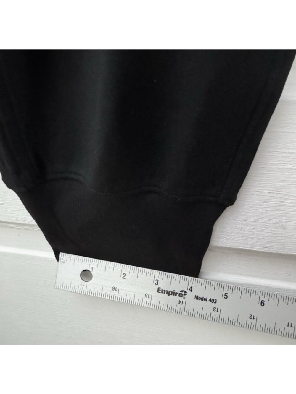 Athleta Venice High Rise Jogger Pants Medium Petite Black Zip Pockets - Picture 16 of 16